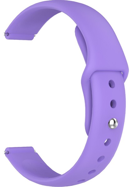 12 mm Evrensel Akıllı Saat Ters Tokalı Silikon Saat Kayışı Için Yedek Bant - Mor (Yurt Dışından) modelleri