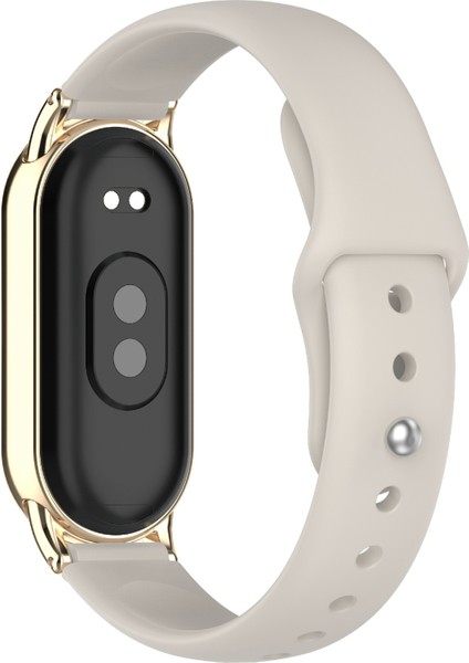 12 mm Evrensel Akıllı Saat Ters Tokalı Silikon Saat Kayışı Için Yedek Bant - Kayısı (Yurt Dışından)