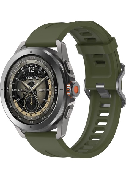 Xiaomi Watch S4 Sport Silikon Saat Kayışı 22 mm Ayarlanabilir Bilek Bandı - Ordu Yeşili (Yurt Dışından) modelleri