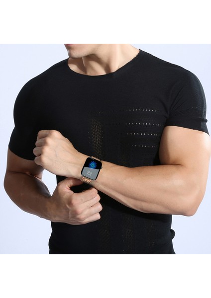 Xiaomi Mi Watch Için 18 mm Paslanmaz Çelik Akıllı Saat Yedek Kayışı - Gül Altın (Yurt Dışından) indirimleri