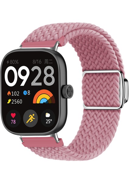 Xiaomi Akıllı Bileklik 8 Pro/redmi Watch 4 Döngülü Kayış Manyetik Tokalı Dokuma Saat Bandı - Pembe (Yurt Dışından) indirimleri