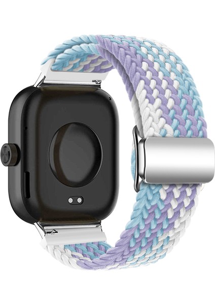Xiaomi Akıllı Bileklik 8 Pro/redmi Watch 4 Kayış Manyetik Tokalı Dokuma Döngü Saat Bandı - Mor (Yurt Dışından)