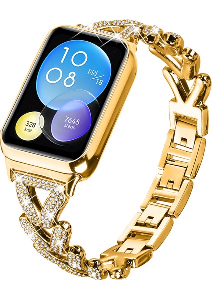 Xiaomi Redmi Watch 4 Saat Kayışı - Altın Için Çinko Alaşımlı Bükülmüş Saat Bandı Yapay Elmas Dekoru (Yurt Dışından) fiyatları