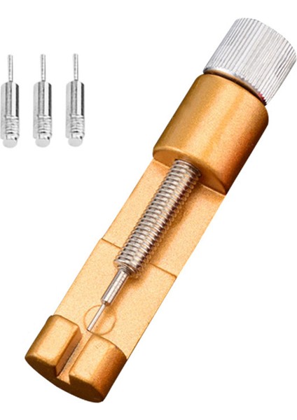 Metal Saat Kayışı Bilezik Bağlantı Pimi Çıkarıcı Saat Kayışı Ayarlayıcı Tamir Aleti - Altın (Yurt Dışından)