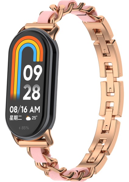 Xiaomi Akıllı Bileklik 9/9 Nfc/8/8 Nfc Şık Saat Kayışı Çinko Alaşımlı Bilezik Yedek Bant - Gül Altın (Yurt Dışından) fiyatları