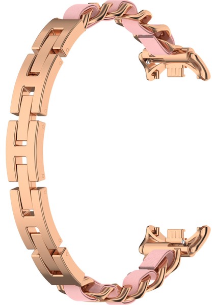 Xiaomi Akıllı Bileklik 9/9 Nfc/8/8 Nfc Şık Saat Kayışı Çinko Alaşımlı Bilezik Yedek Bant - Gül Altın (Yurt Dışından) modelleri