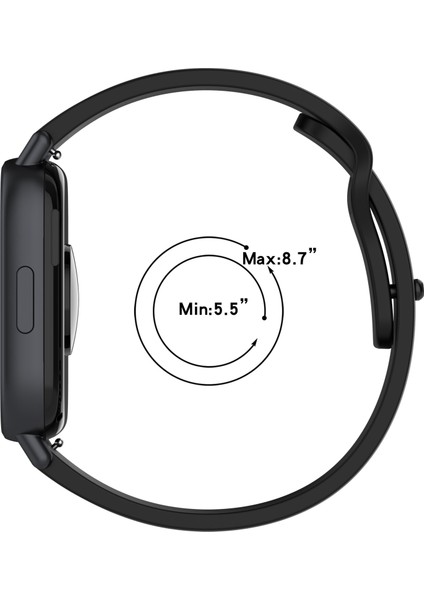 Xiaomi Redmi Watch 5 Active/watch 5 Lite Yedek Kayış Yumuşak Silikon Saat Kayışı - Koyu Mavi (Yurt Dışından) fiyatları