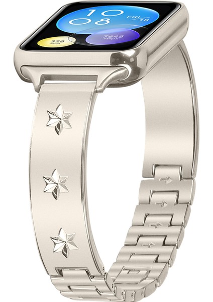 Xiaomi Akıllı Bileklik 8 Pro Metal Saat Kayışı Kar Tanesi Desenli-Starlight Için Yedek Kayış (Yurt Dışından) modelleri