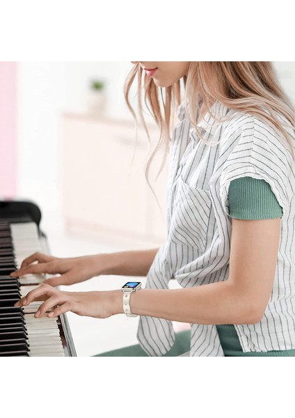 Xiaomi Akıllı Bileklik 8 Pro Metal Saat Kayışı Kar Tanesi Desenli-Starlight Için Yedek Kayış (Yurt Dışından) fırsatları