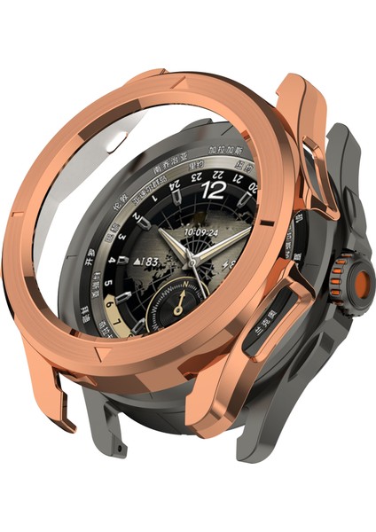 Xiaomi Watch S4 Sport Saat Kılıfı Darbeye Dalı Içi Boş Sert Pc Akıllı Saat Koruyucu Kılıf - Gül Altın (Yurt Dışından)