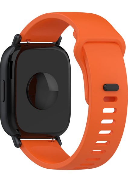 Xiaomi Redmi Watch 5 Active/watch 5 Lite Yedek Kayış Yumuşak Silikon Saat Kayışı - Turuncu (Yurt Dışından)