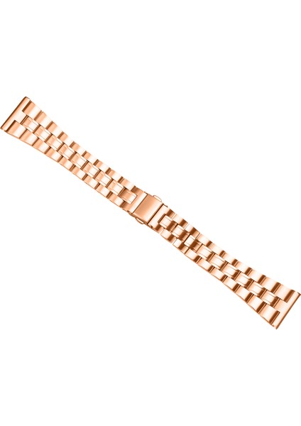 Xiaomi Watch Renkli Ultra Ince 3 Boncuklu Paslanmaz Çelik Bantlı Moda Akıllı Saat Kayışı - Gül Altın (Yurt Dışından) fiyatları