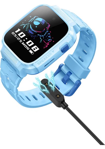 Xiaomi Mitu 7A/XIAOXUN T6 C/t6 Çocuk Akıllı Saati Için 1 M Şarj Kablosu Manyetik Şarj Kablosu - Siyah (Yurt Dışından) fiyatları