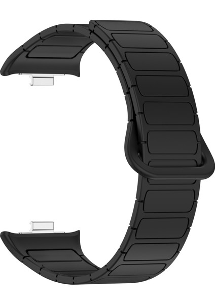 Xiaomi Akıllı Bileklik 8 Pro/redmi Watch 4 Manyetik Tpu Saat Kayışı Çift Renkli Kayış-Siyah (Yurt Dışından) modelleri