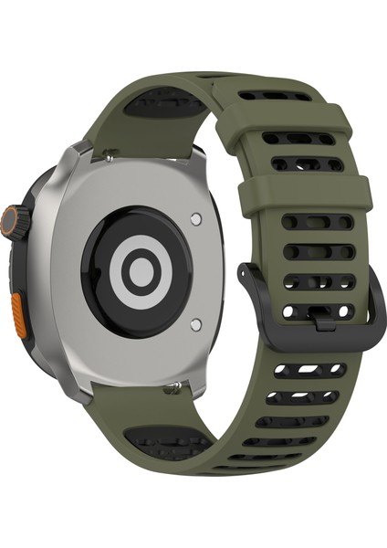 Xiaomi Watch S4/keep Watch Pilot 1 Watchband 22MM Çift Renkli Silikon Kayış-Yeşil/siyah (Yurt Dışından)