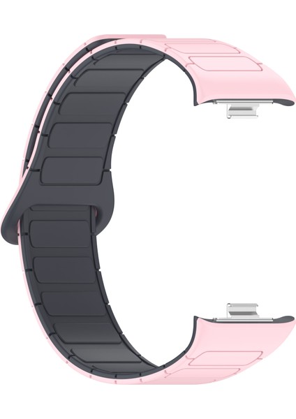 Xiaomi Akıllı Bileklik 8 Pro/redmi Watch 4 Manyetik Tpu Saat Kayışı Çift Renkli Kayış - Açık Pembe + Gri (Yurt Dışından) fırsatları