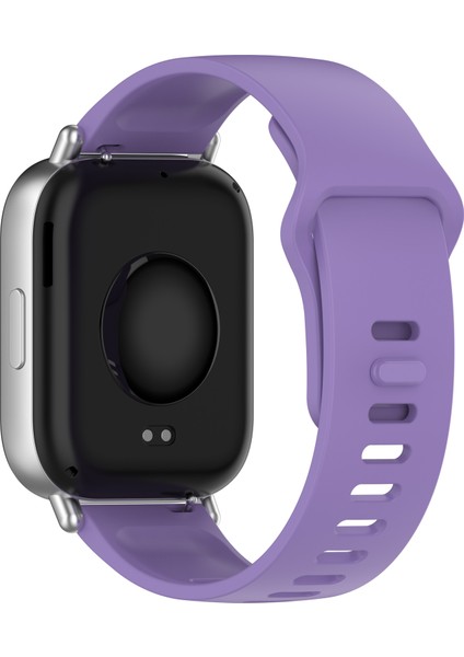 Xiaomi Redmi Watch 5 Active Silikon Saat Kayışı Renkli Tokalı Bilek Kayışı - Lavanta Moru (Yurt Dışından)