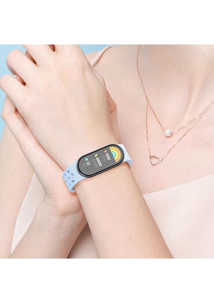 Xiaomi Akıllı Bileklik 9 Nfc/band 9/band 8 Içi Boş Nefes Alabilir Manyetik Tokalı Kayış - Açık Mor Silikon Saat Kayışı (Yurt Dışından) fırsatları