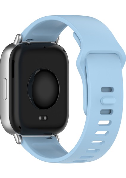 Xiaomi Redmi Watch 5 Active Silikon Saat Kayışı Renkli Tokalı Bilek Kayışı - Mavi (Yurt Dışından)