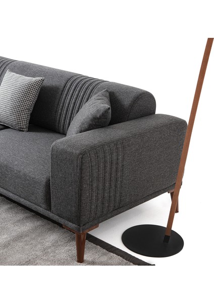 Regnar 3+3+1 Koltuk Takımı Antrasit