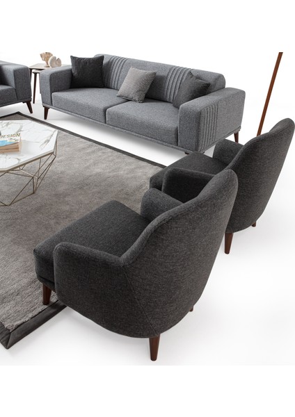 Regnar 3+3+1+1 Koltuk Takımı Gri fiyatları