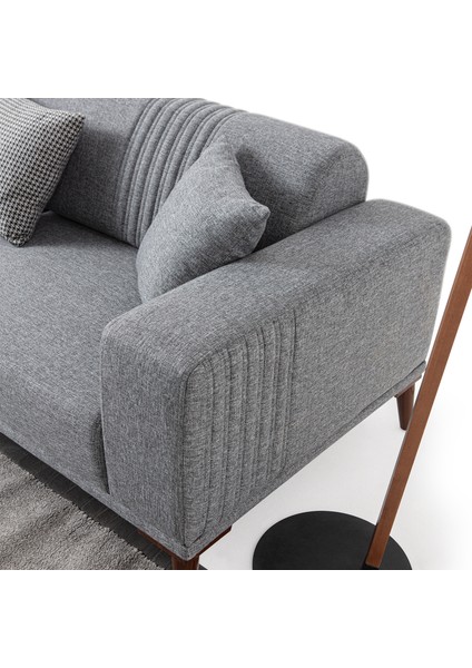 Regnar 3+3+1+1 Koltuk Takımı Gri