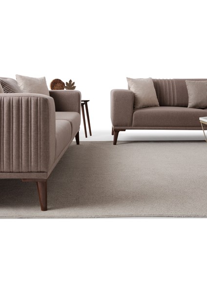 Regnar 3+3+1+1 Koltuk Takımı Sütlü Kahve + Kahverengi fiyatları