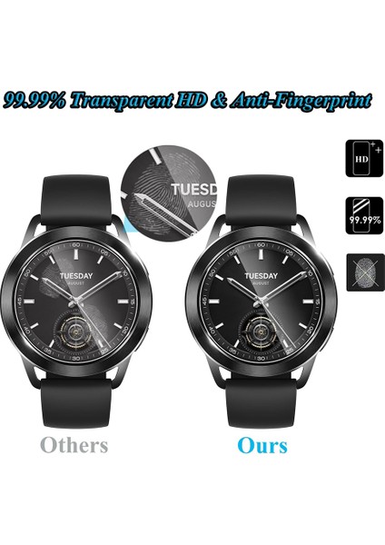 Xiaomi Watch S3 Için 3 Adet Temperli Cam Ekran Koruyucu Hd Şeffaf Saat Ekran Filmi (Yurt Dışından) indirimleri