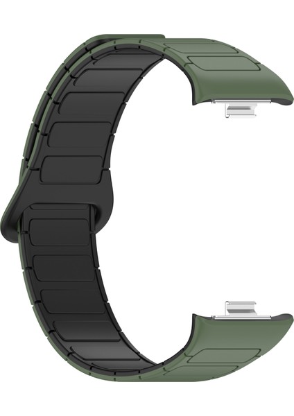 Xiaomi Akıllı Bileklik 8 Pro/redmi Watch 4 Manyetik Tpu Saat Kayışı Çift Renkli Kayış - Ordu Yeşili + Siyah (Yurt Dışından) fırsatları