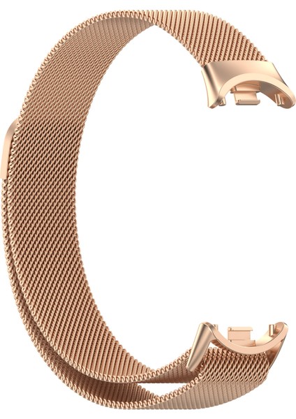 Xiaomi Akıllı Bileklik 8/8 Nfc/9 Nfc/9 Metal Saat Kayışı Örgü Stili Bilek Bandı - Gül Altını (Yurt Dışından) fiyatları