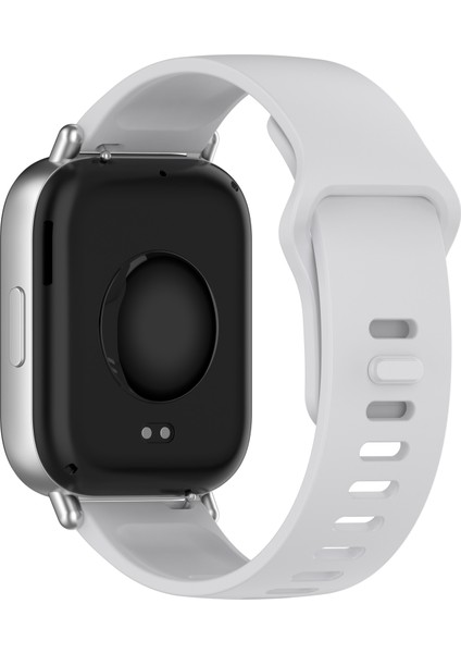 Xiaomi Redmi Watch 5 Active Silikon Saat Kayışı Renkli Tokalı Bilek Kayışı-Gri (Yurt Dışından)