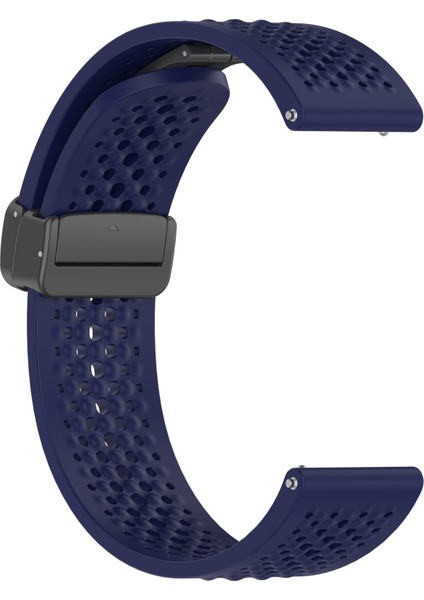 Xiaomi Watch S4 Sport/redmi Watch 5 Active Silikon Saat Kayışı 22 mm Katlanır Tokalı Yedek Kayış - Gece Mavisi (Yurt Dışından) fırsatları