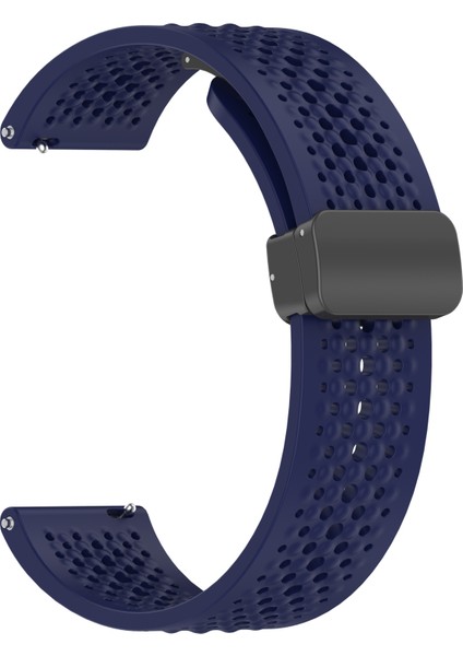 Xiaomi Watch S4 Sport/redmi Watch 5 Active Silikon Saat Kayışı 22 mm Katlanır Tokalı Yedek Kayış - Gece Mavisi (Yurt Dışından) indirimleri