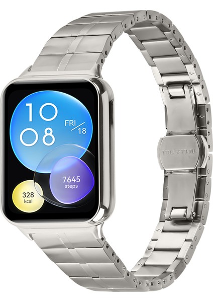 Xiaomi Redmi Watch 4 Paslanmaz Çelik Saat Kayışı Yedek Bilek Bandı - Titanyum (Yurt Dışından) fiyatları