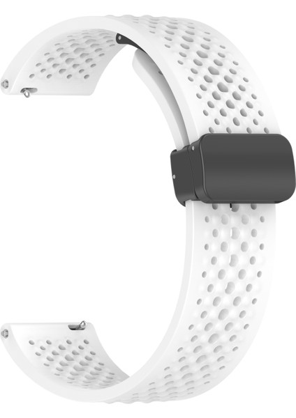 Xiaomi Watch S4 Sport/redmi Watch 5 Active Silikon Saat Kayışı 22 mm Katlanır Tokalı Yedek Kayış - Beyaz (Yurt Dışından) fırsatları