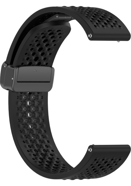Xiaomi Watch S4 Sport/redmi Watch 5 Active Silikon Saat Kayışı 22 mm Katlanır Tokalı Yedek Kayış - Siyah (Yurt Dışından) fırsatları