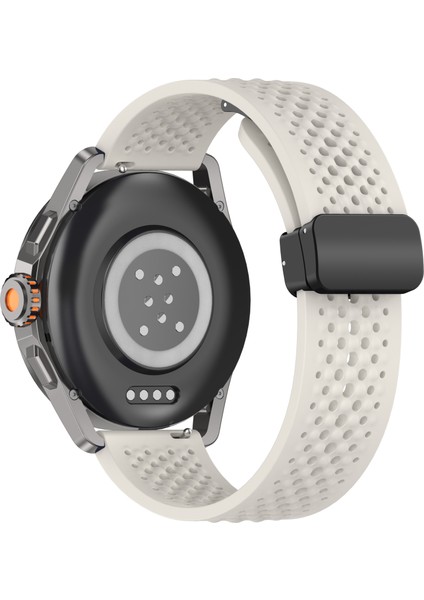 Xiaomi Watch S4 Sport/redmi Watch 5 Active Silikon Saat Kayışı 22 mm Katlanır Tokalı Yedek Kayış - Starlight (Yurt Dışından)