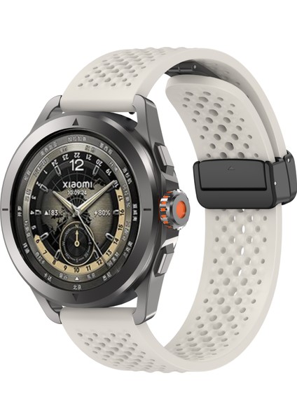 Xiaomi Watch S4 Sport/redmi Watch 5 Active Silikon Saat Kayışı 22 mm Katlanır Tokalı Yedek Kayış - Starlight (Yurt Dışından) modelleri