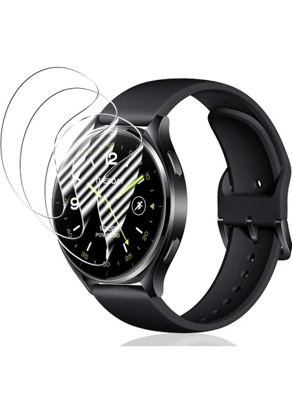 Xiaomi Watch 2 Ekran Koruyucu Için 3 Adet Esnek Tpe Hd Şeffaf Çizilmez Film (Yurt Dışından)
