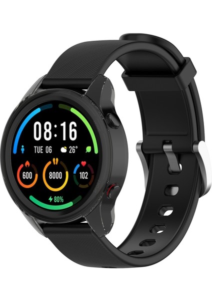 Xiaomi Mi Watch Sport Renkli Şeffaf Siyah Şeffaf Tpu Koruyucu Kılıf (Kılıfla Şarj Desteği) (Yurt Dışından) fiyatları