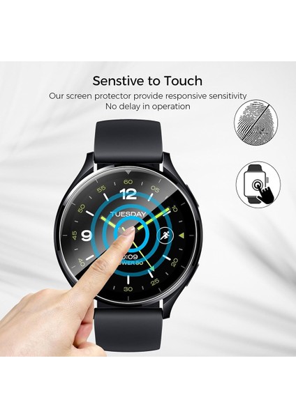Xiaomi Watch 2 Ekran Koruyucu Için 3 Adet Esnek Tpe Hd Şeffaf Çizilmez Film (Yurt Dışından) fırsatları