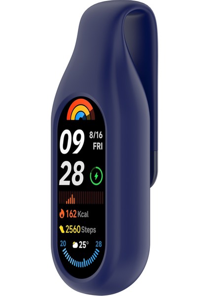 Xiaomi Akıllı Bileklik 10/9/8 Klipsli Toka Yedek Kılıf Akıllı Saat Silikon Kapak Saklama Tutucu - Gece Mavisi (Yurt Dışından) fırsatları