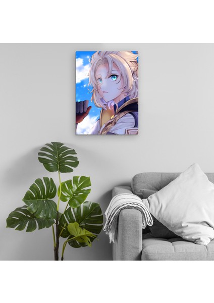 Albedo - Genshin Impact Metal Tablo Model 2