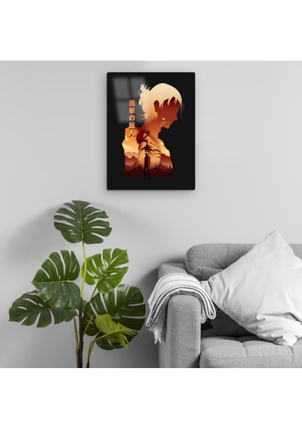 Attack On Titan Eren Manga Metal Tablo Model 1