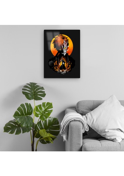 Bleach Kurosaki Ichigo Hollow Mask Metal Tablo Model 1