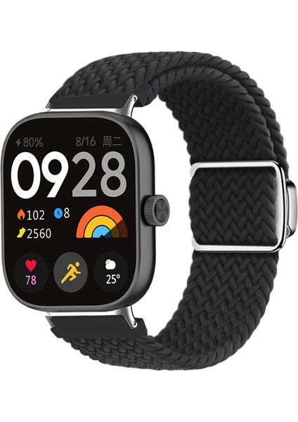 Xiaomi Akıllı Bileklik 8 Pro/redmi Watch 4 Döngülü Kayış Manyetik Tokalı Dokuma Saat Kayışı - Siyah (Yurt Dışından) indirimleri
