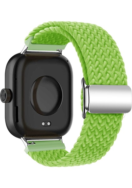 Xiaomi Akıllı Bileklik 8 Pro/redmi Watch 4 Döngülü Kayış Manyetik Tokalı Dokuma Saat Kayışı - Sarı Yeşil (Yurt Dışından)