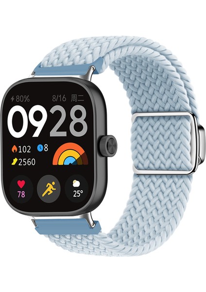Xiaomi Akıllı Bileklik 8 Pro/redmi Watch 4 Döngülü Kayış Manyetik Tokalı Dokuma Saat Kayışı - Sis Mavisi (Yurt Dışından) indirimleri