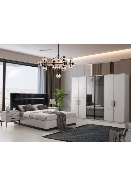 Crea 6 Kapaklı Aynalı Gardırop modelleri