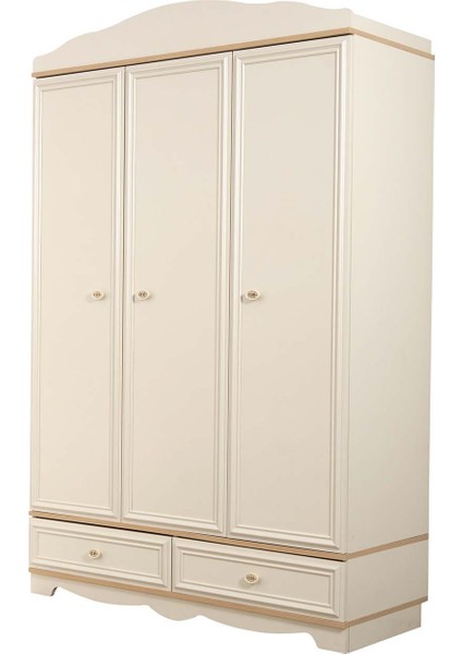 Felix 3 Kapaklı 2 Çekmeceli Gardırop